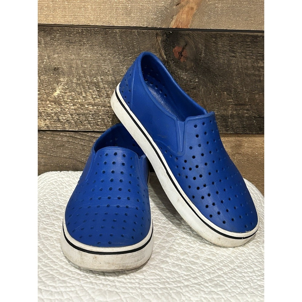 Blue Native Miles Water Shoes M6 W8 Slip On Sneakers Sandal Perforated Vented